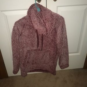 Fuzzy winter sweater